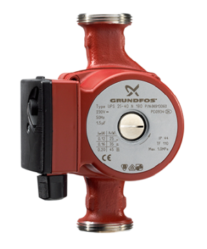 Grundfos UPS 25-55N Hot Water Service Circulator - 240v