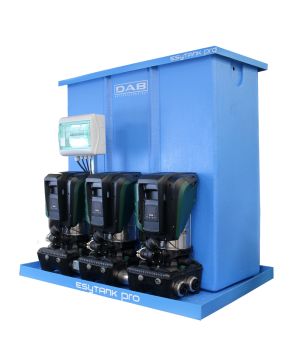 DAB Esytank Pro 1500AB WRAS Approved Booster Set - 1500 Litre - 3 X Esybox Max 60-120