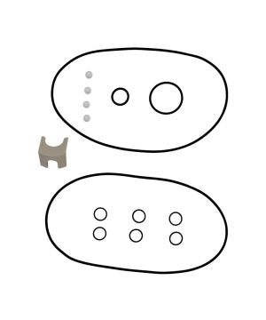 Grundfos Kit, Gasket 1-10 VITON - For Grundfos CR(N)45/64