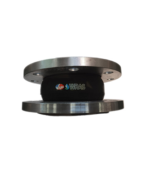 VIP 00/0600 PN16 1 ½” (40mm) EPDM Flanged Untied Rubber Flexible Connector (WRAS Approved)